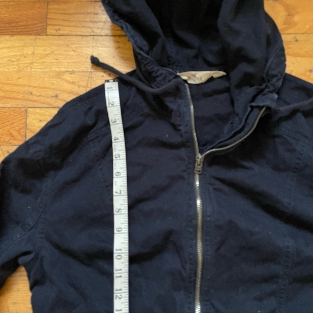 Hollister Navy Parka Size Large - Picture 5 of 9